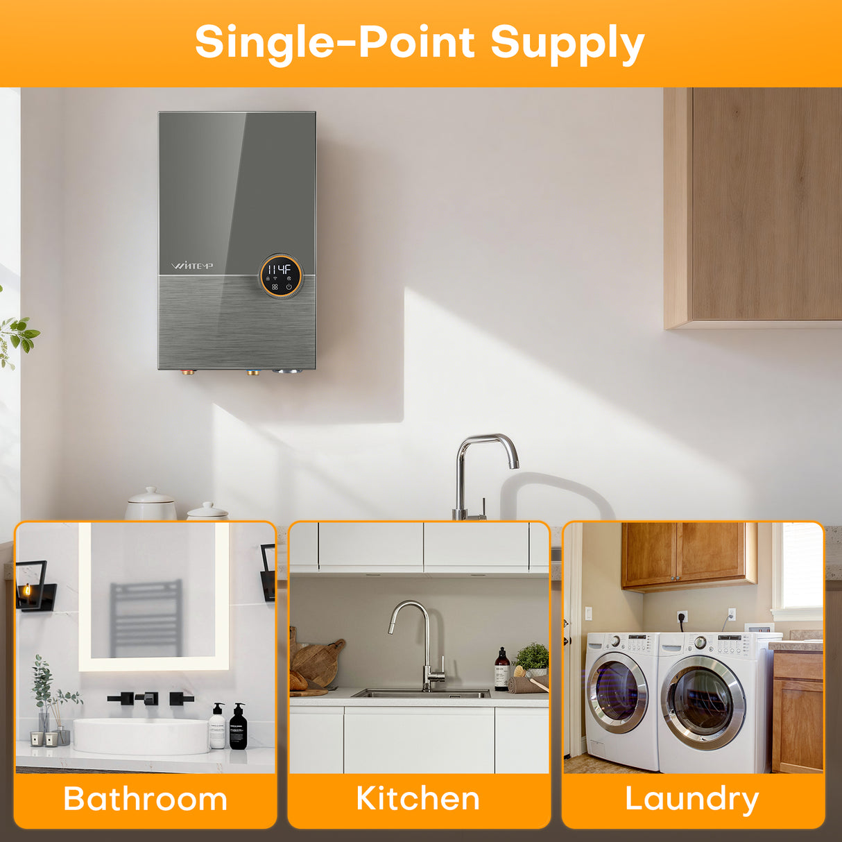 WM12 Plus Smart Tankless Electric Water Heater