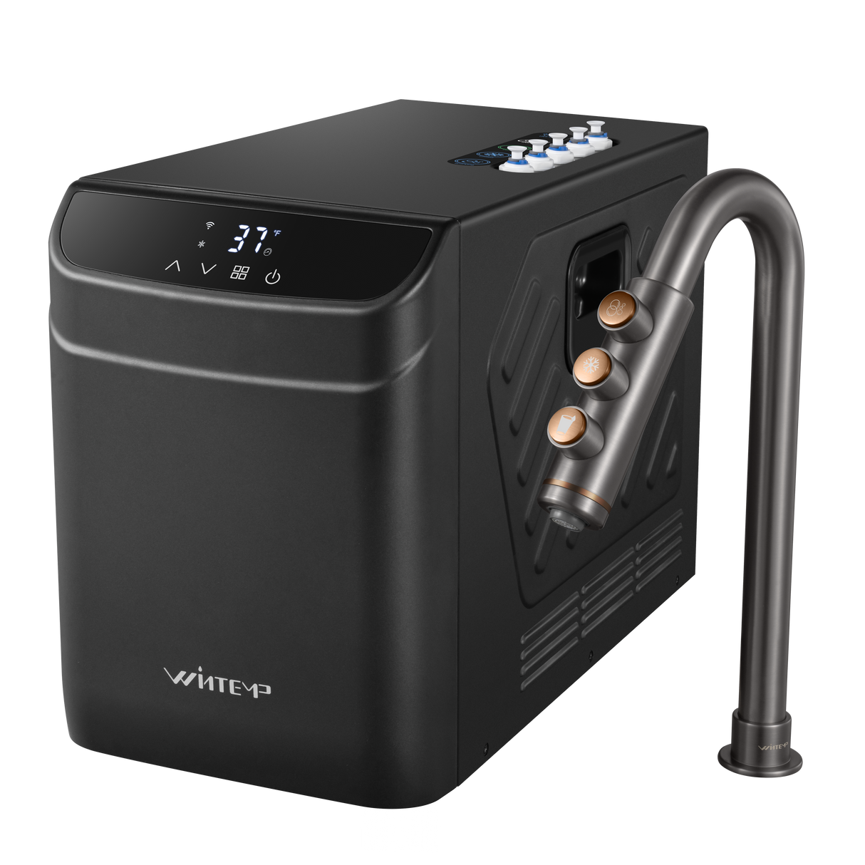 WINTEMP Sparkling Water Chiller – Instant Carbonated, Cold & Filtered Water Dispenser with Wi-Fi Control