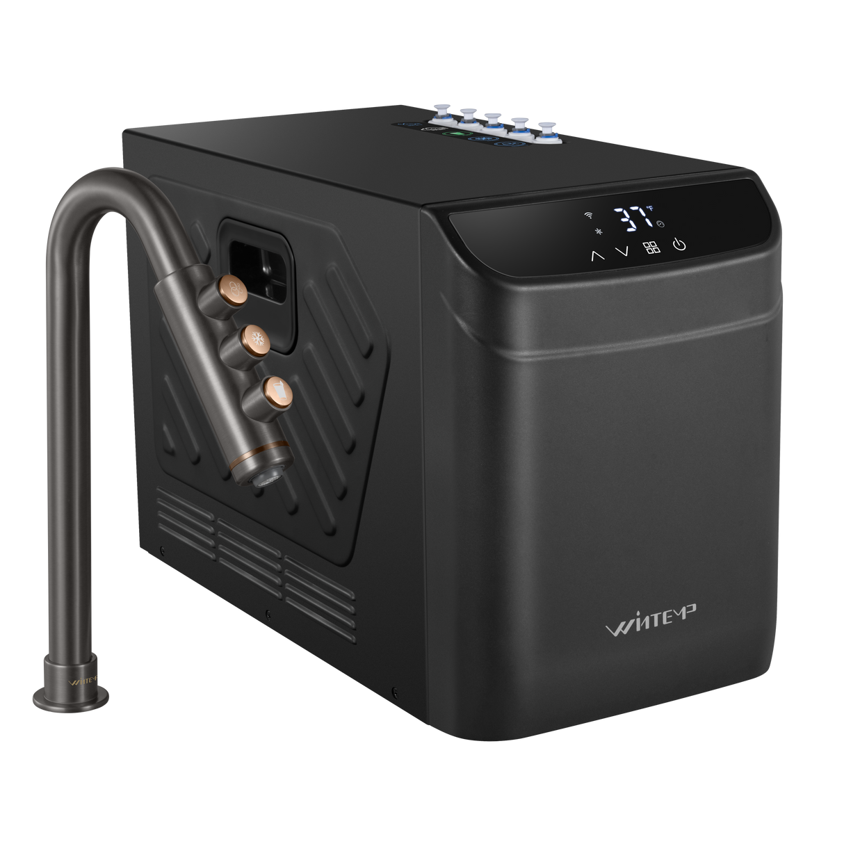 WINTEMP Sparkling Water Chiller – Instant Carbonated, Cold & Filtered Water Dispenser with Wi-Fi Control
